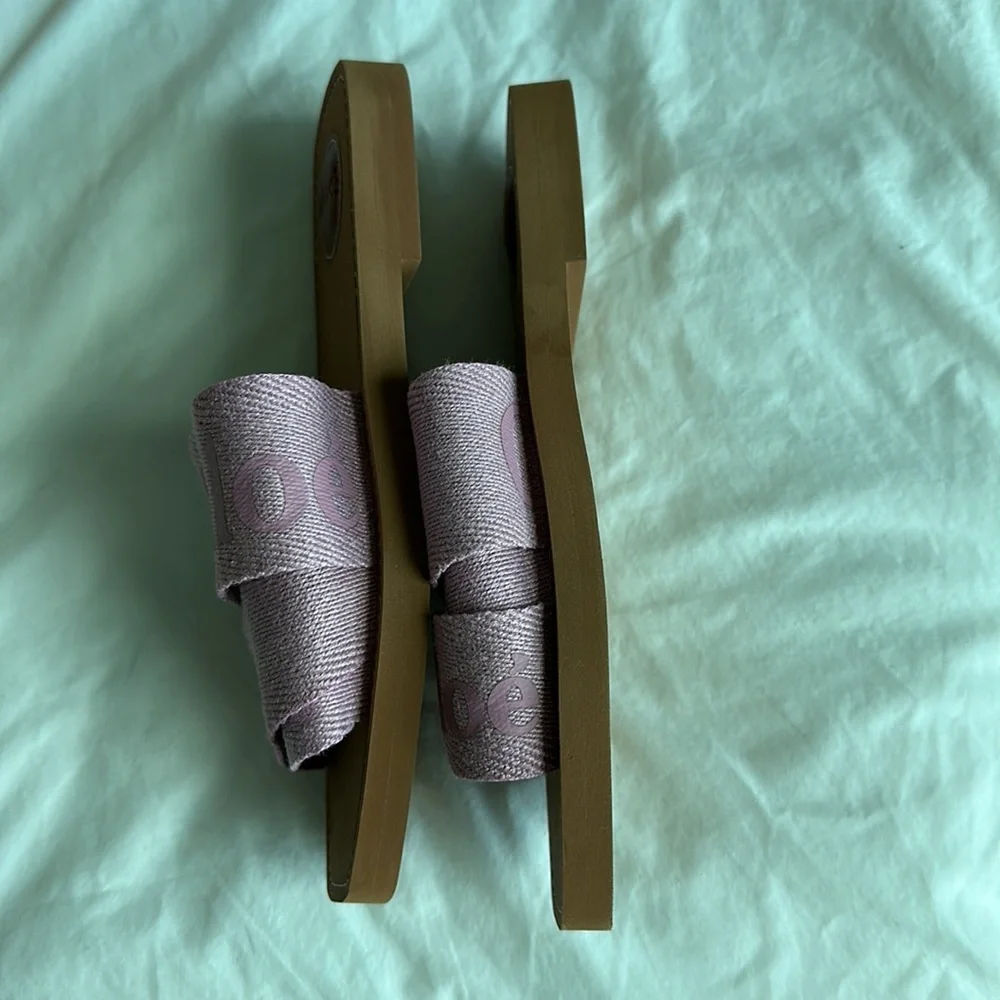 Chloe woody slides lilac new never worn - Picture 4 of 5